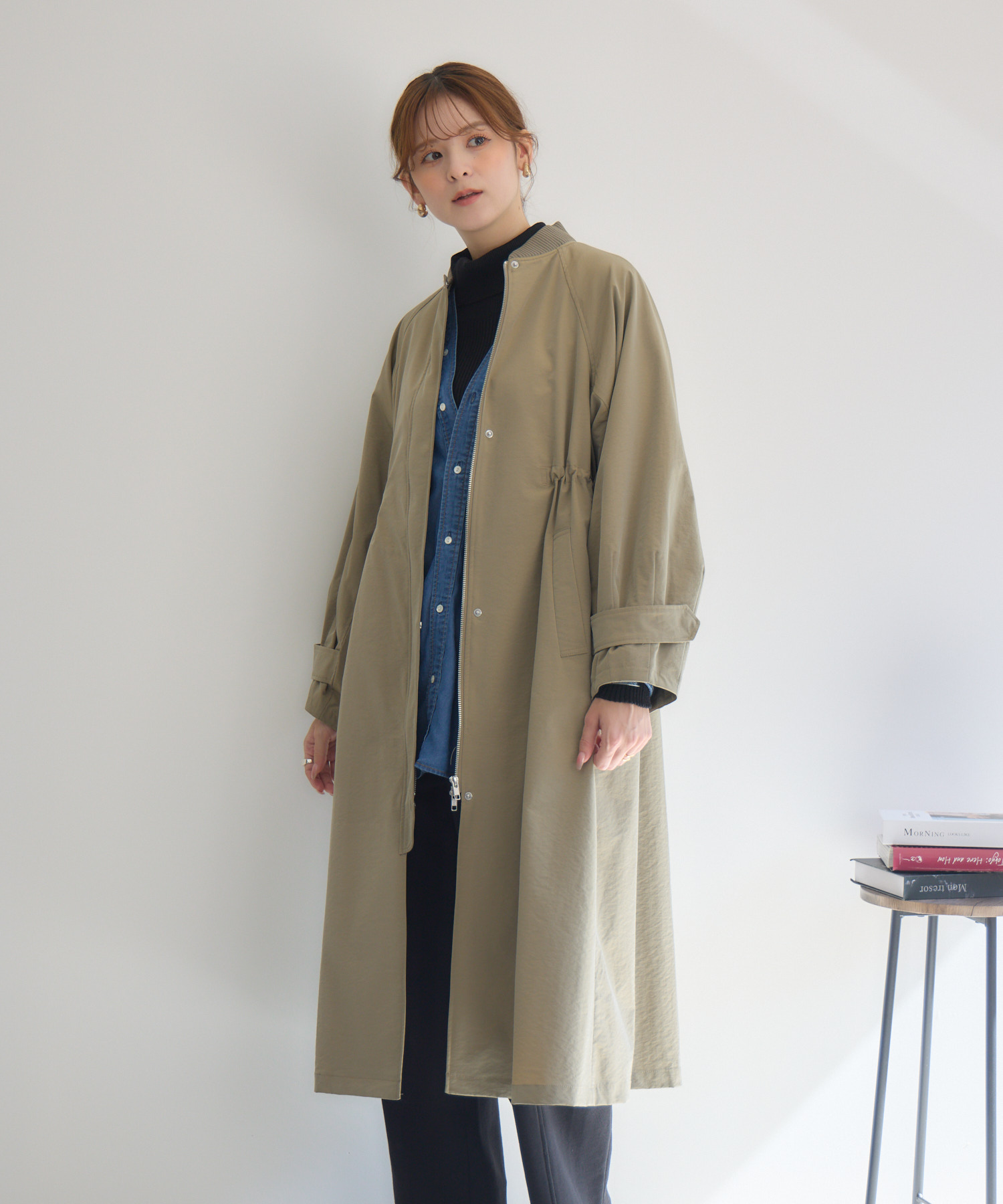 中綿ライナー付ツイルコート / KATHARINE ROSS | IKG crossing