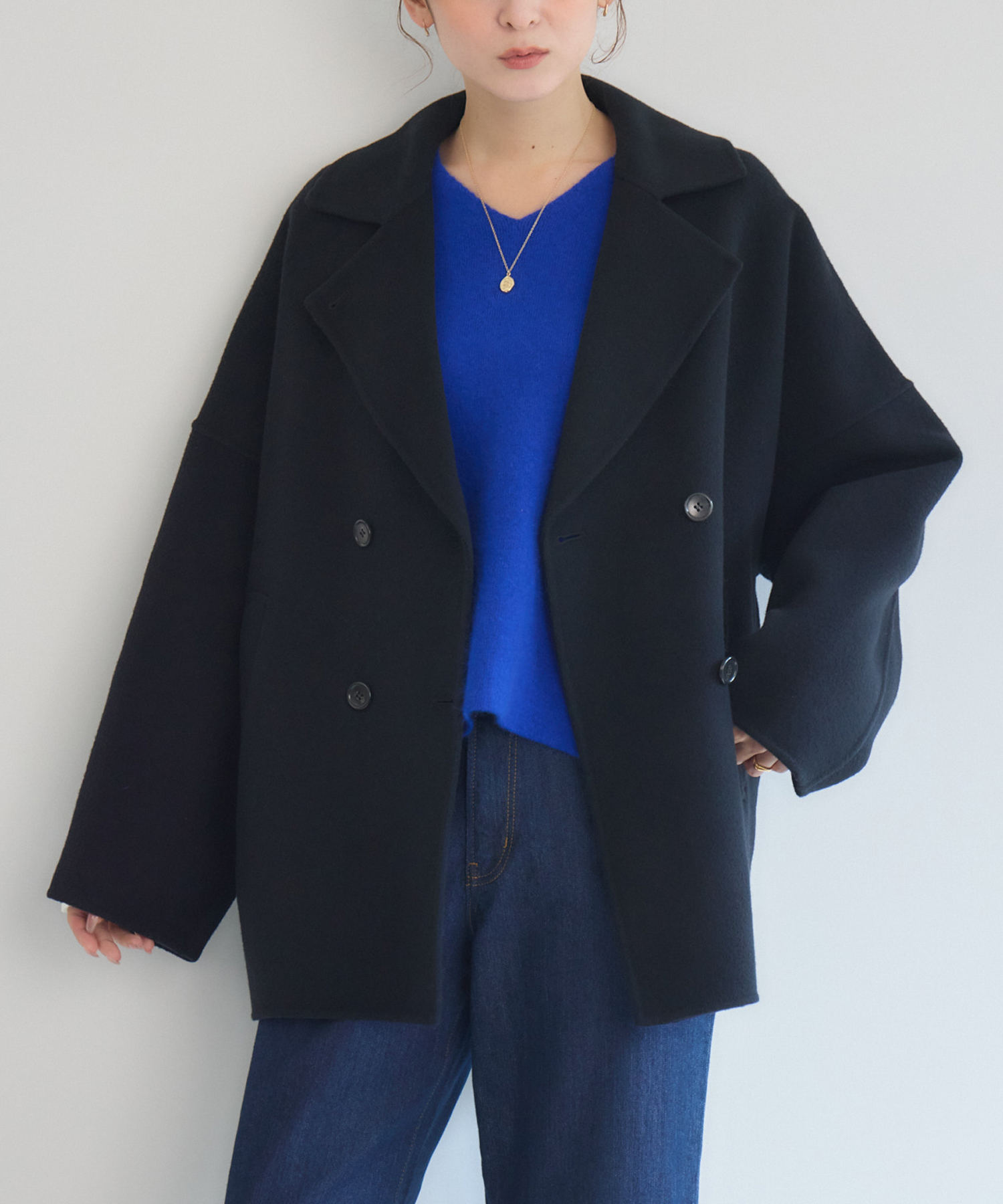 90s A.P.C pea coat 極美品 90s Ralph Lauren OILED PEACOAT Size L | KORDS