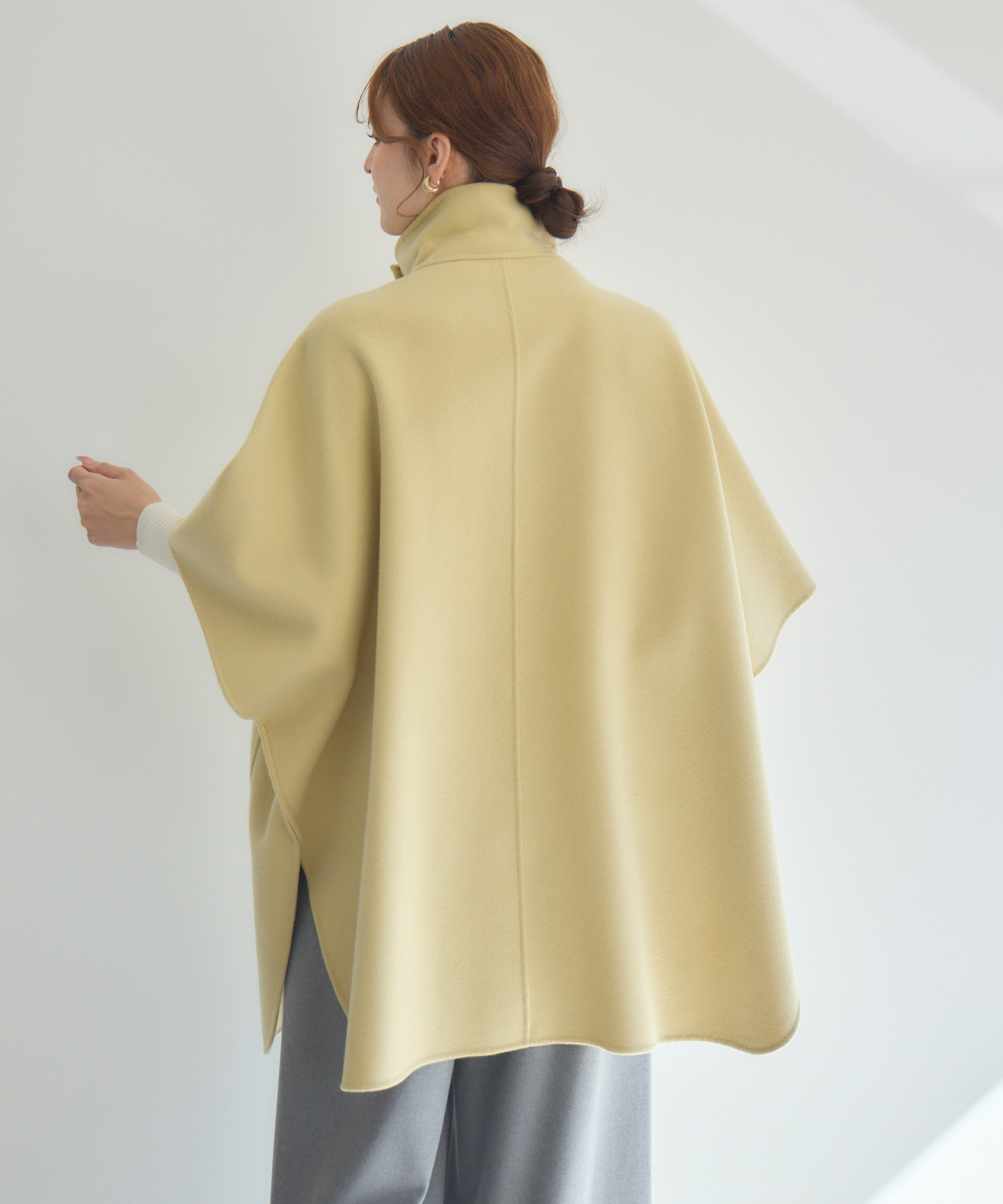 WOOLOOPリバーポンチョコート | IKG crossing