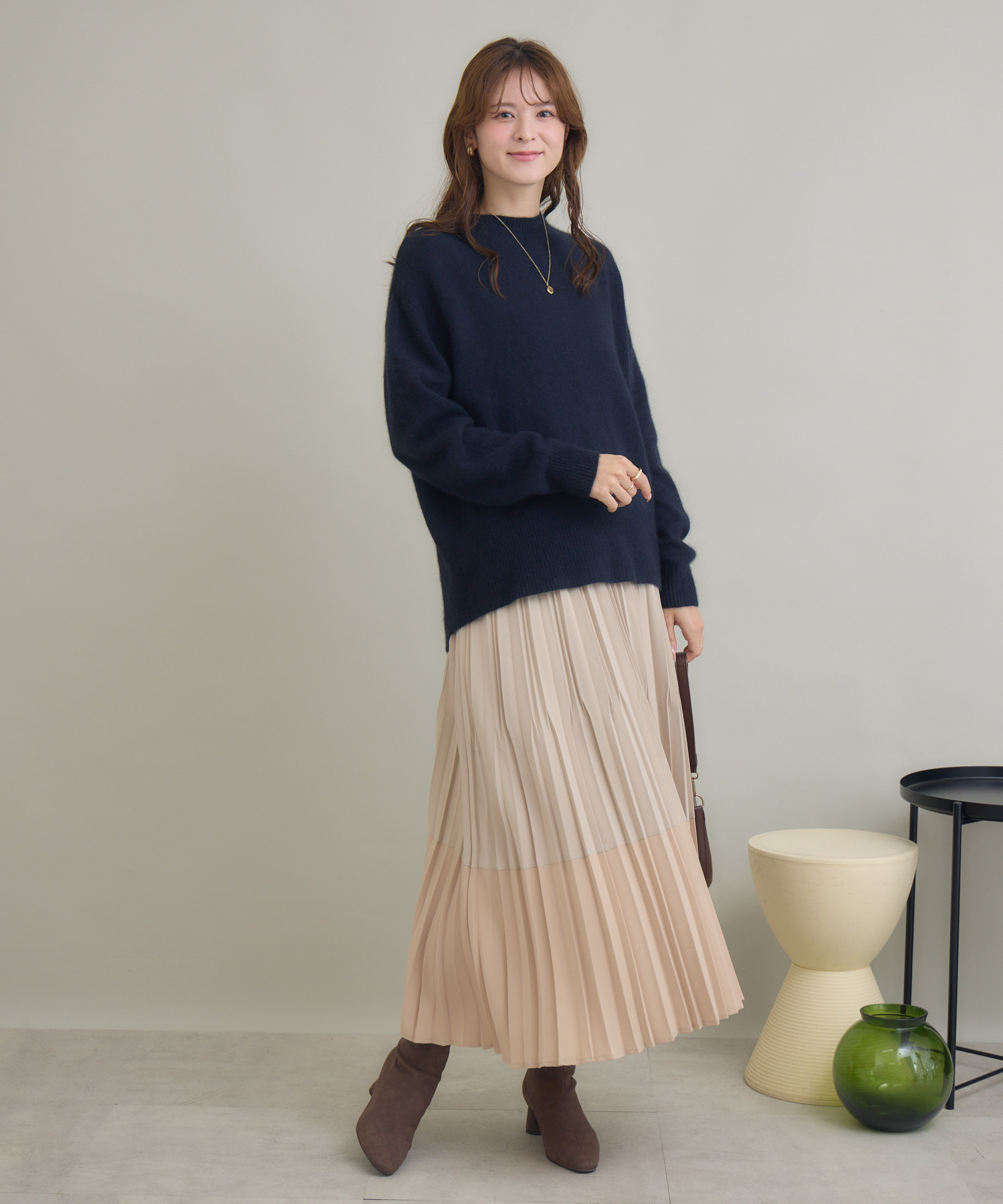 配色デシンプリーツスカート / KATHARINE ROSS | IKG crossing