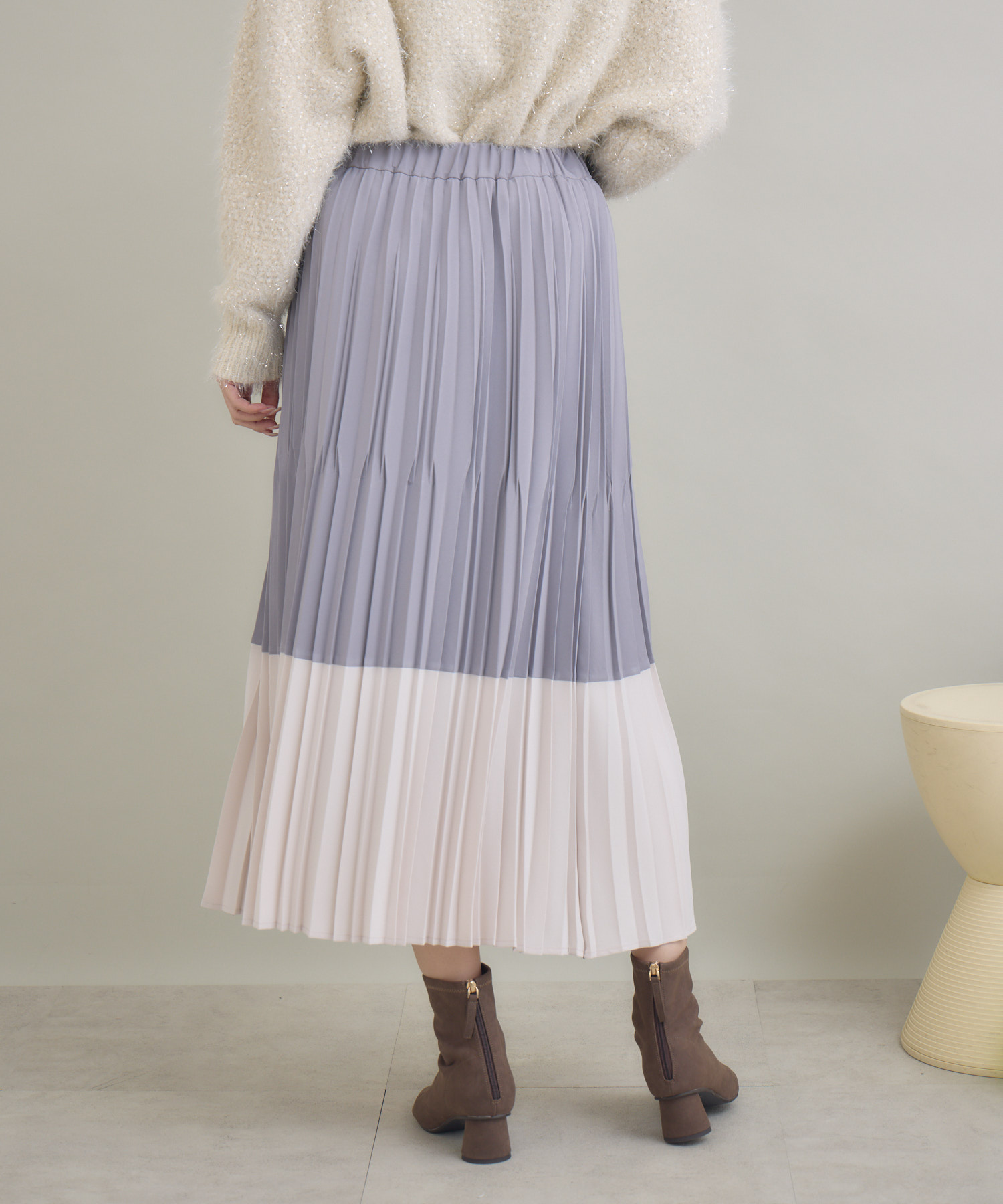 新品未使用☆新作☆G/FOREジーフォア プリーツスカートsizeS 配色デシンプリーツスカート / KATHARINE ROSS | IKG crossing