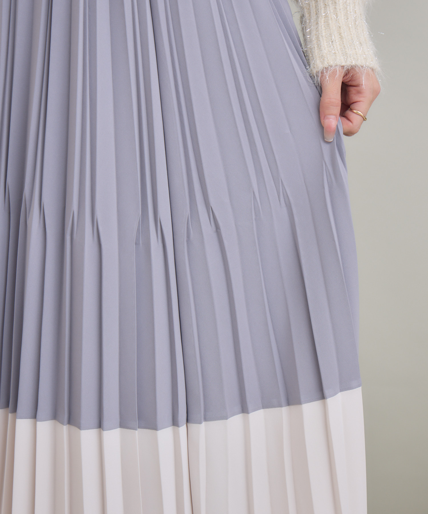 配色デシンプリーツスカート / KATHARINE ROSS | IKG crossing