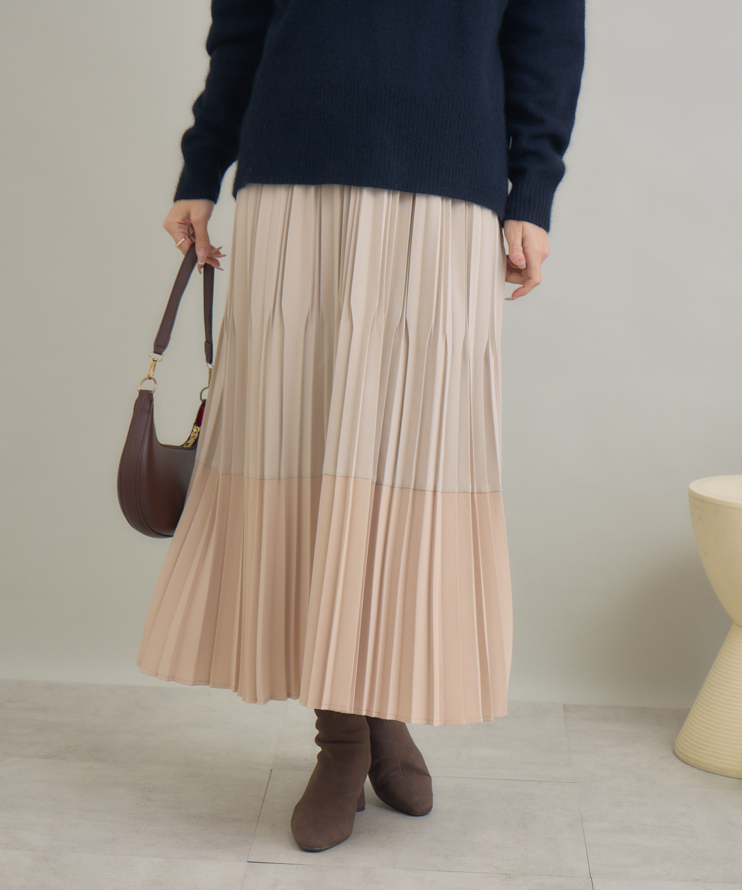 配色デシンプリーツスカート / KATHARINE ROSS | IKG crossing