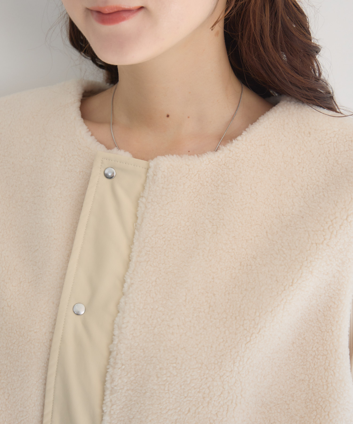 DigniteCollier】ボア切替ジレ | IKG crossing