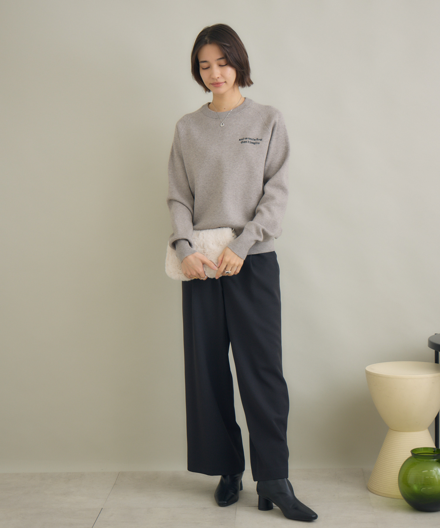 タックセミワイドパンツ | IKG crossing