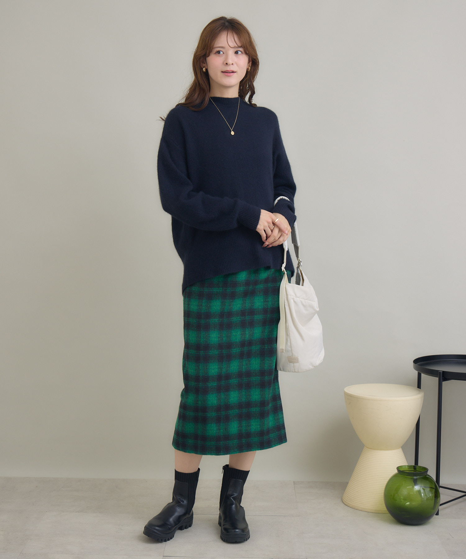 起毛ソフトチェックスカート / KATHARINE ROSS | IKG crossing