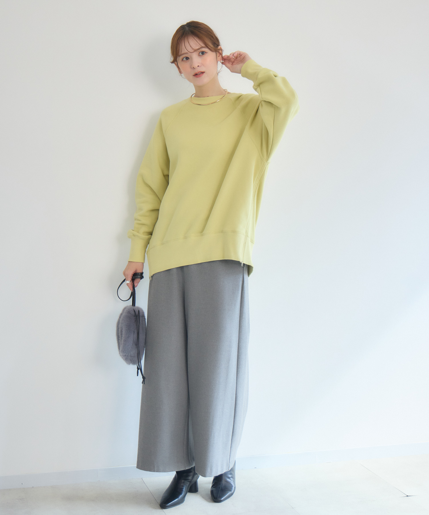 サイドZIP裏毛プルオーバー | IKG crossing