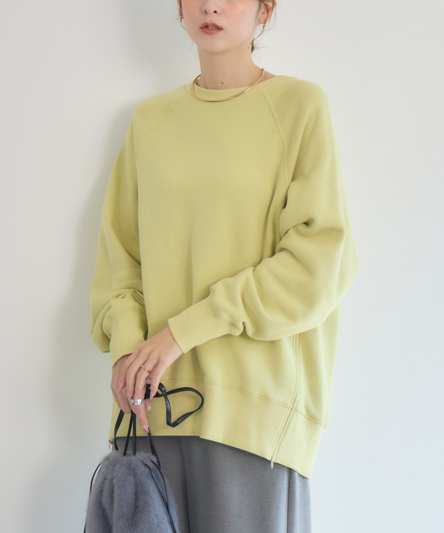 サイドZIP裏毛プルオーバー | IKG crossing