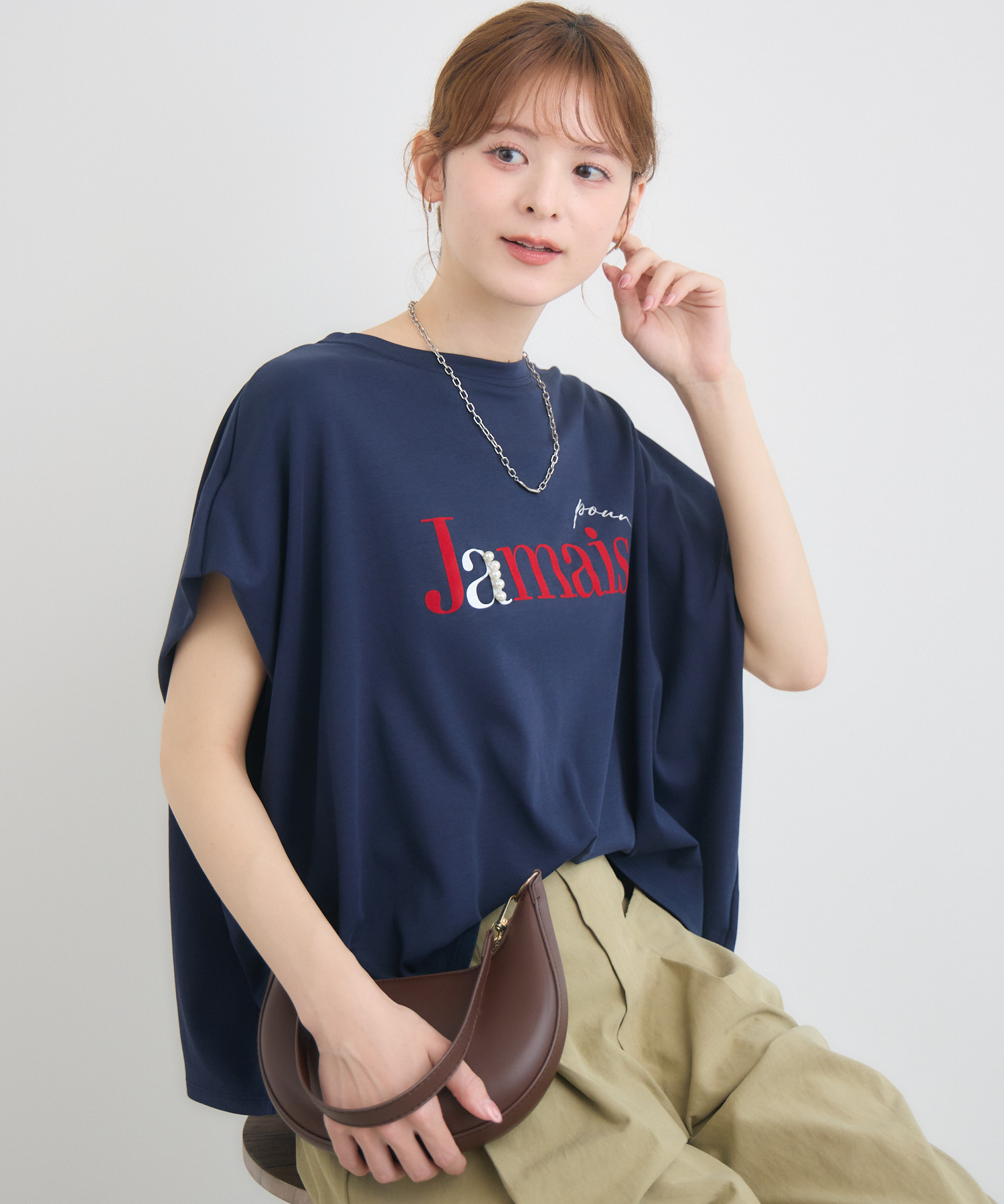 残りわずか】JamaisフレンチTシャツ | IKG crossing