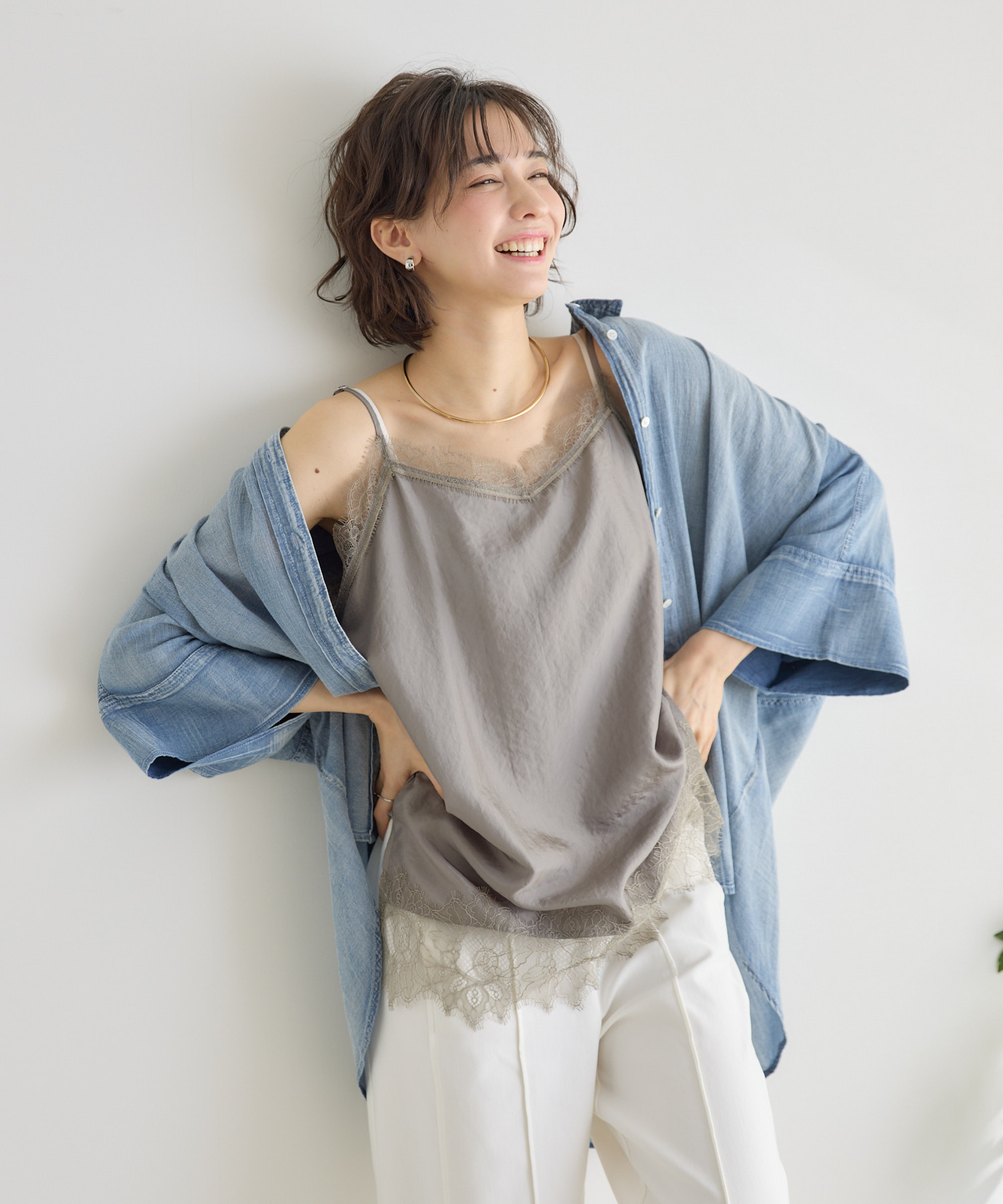 ERiKOKATORi ☆エリコカトリ☆レースキャミソール トリアセレースキャミソール | Blouse | HER. Online Store