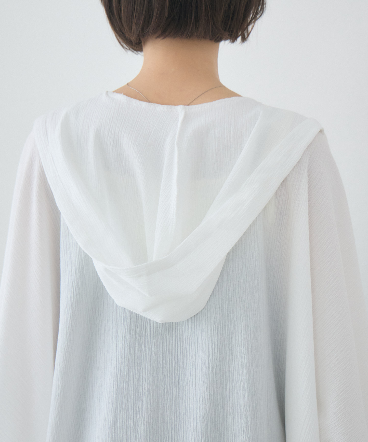 タグ付新品✨フィグロンドン　キャロルボレロ2way コットン　白　洗える　フリー ロングボレロドルマンフーディ / KATHARINEROSS | IKG crossing