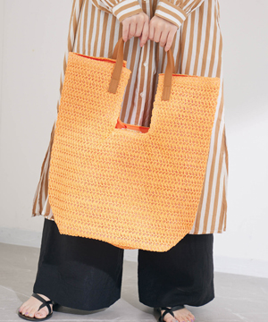 【SHIRALEAH】LIDO GO-ANYWHERE TOTE　カゴバッグ
