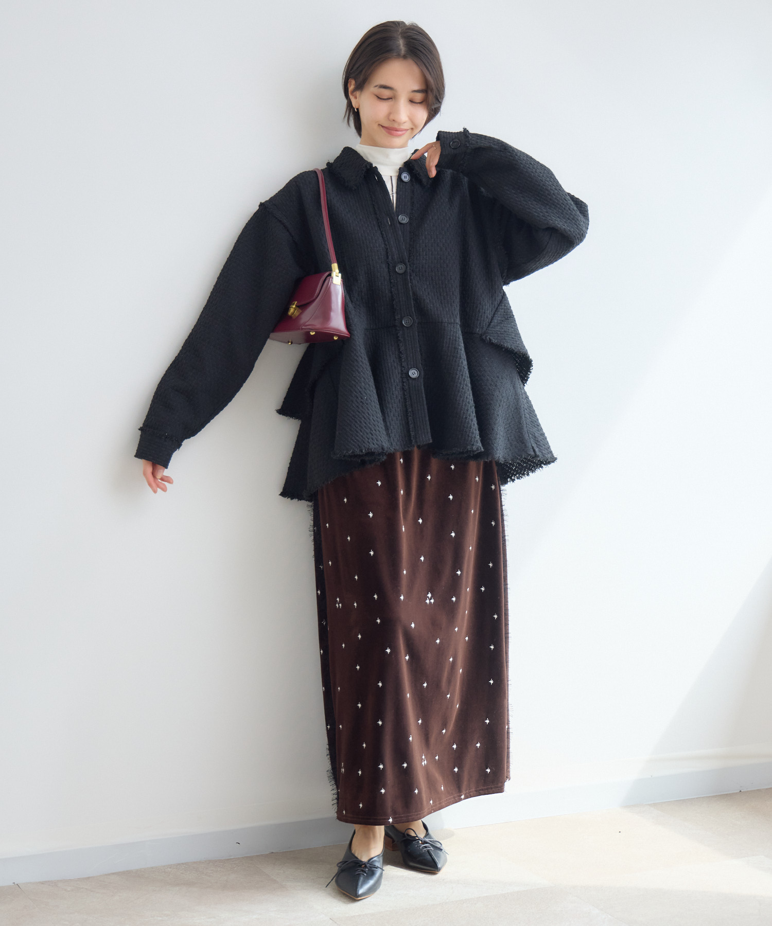 アルベロベロぶたちゃんチュールパンツスカート風ガウチョパンツ 刺繍ベロアレースナロースカ―ト / Pillini | IKG crossing