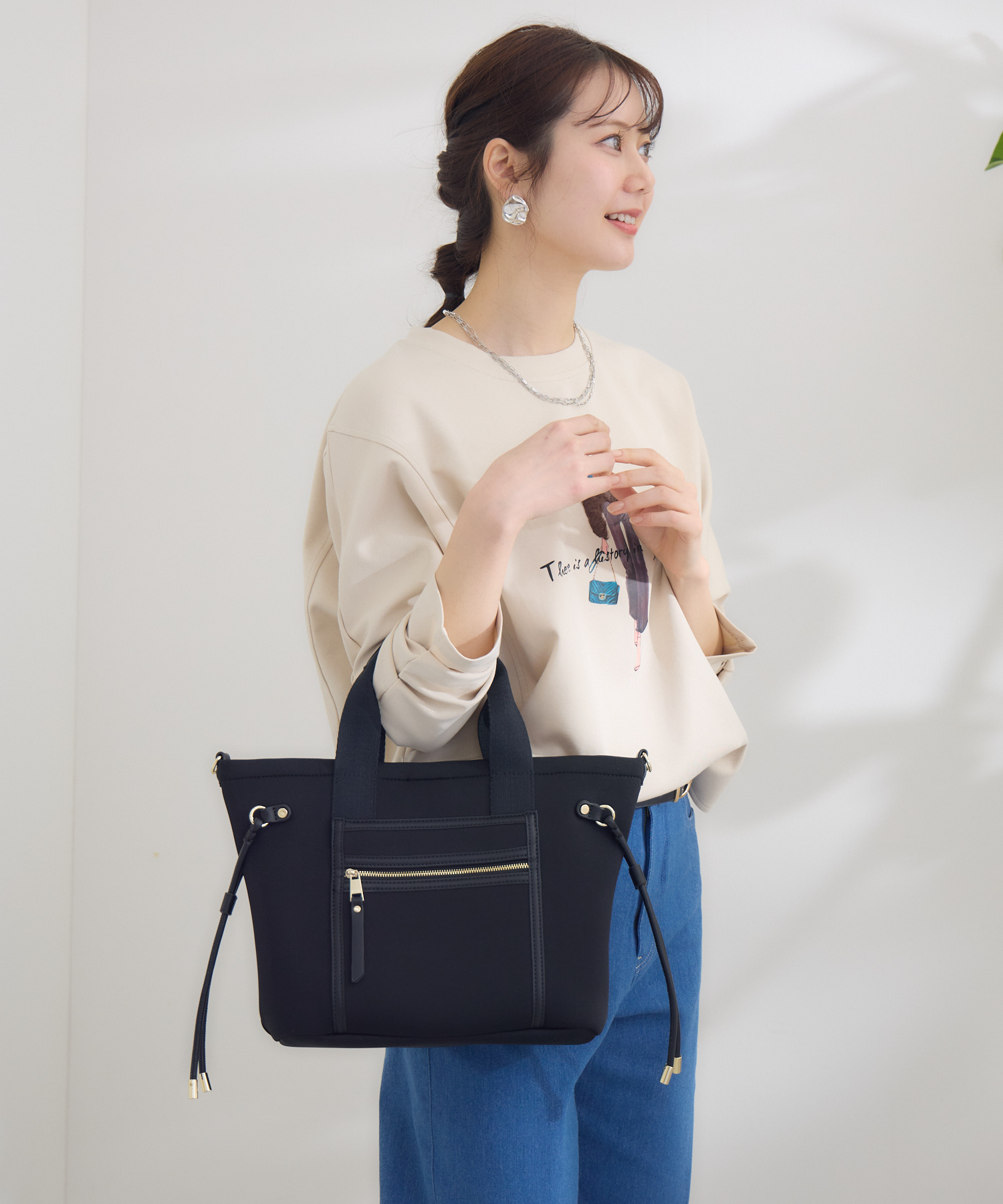 TREASURE TOPKAPI 】ネオプレン フロントポケット2WAYショルダー付き