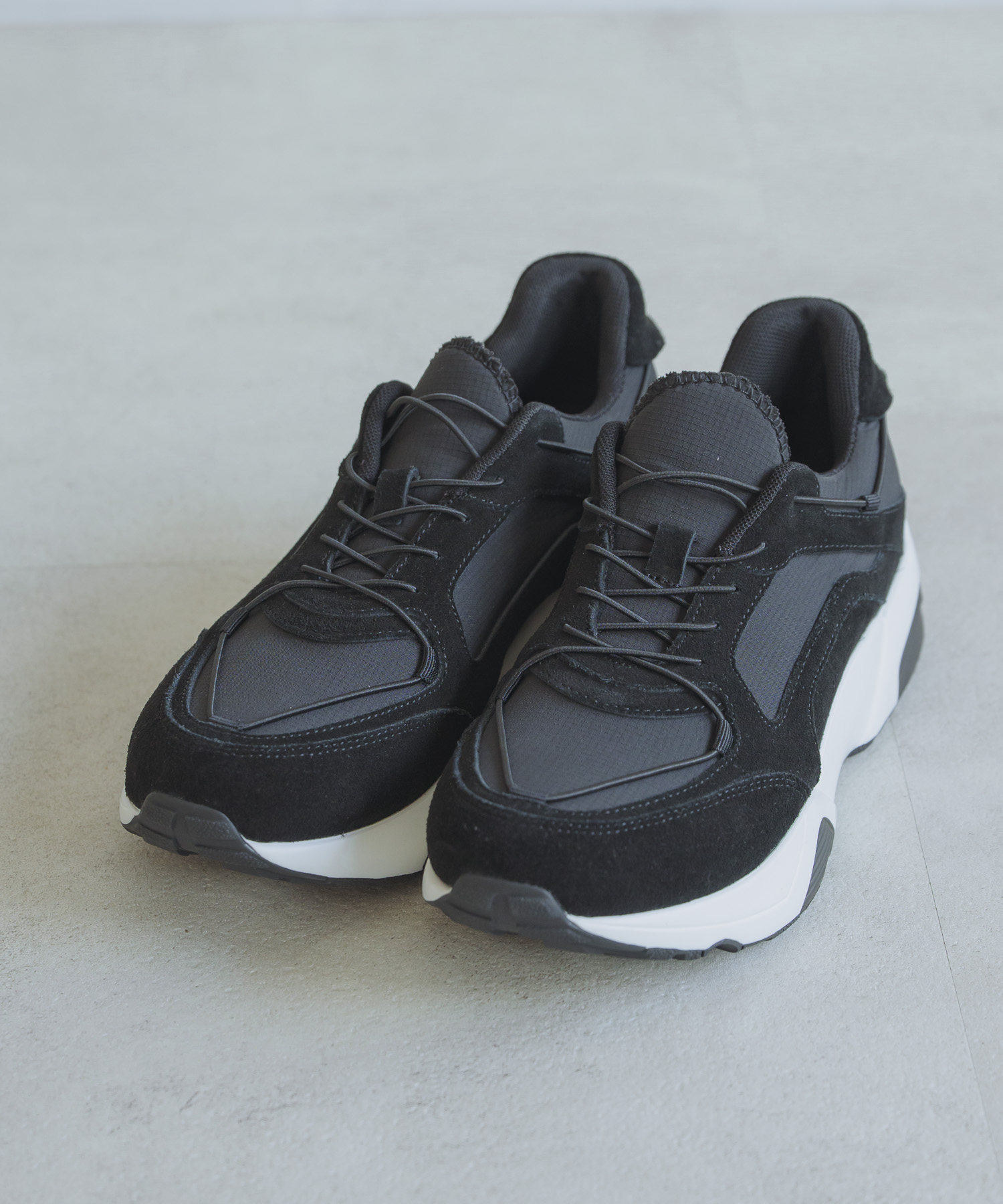 ATELIER BRUGGE】ベロアコンビスニーカー | IKG crossing