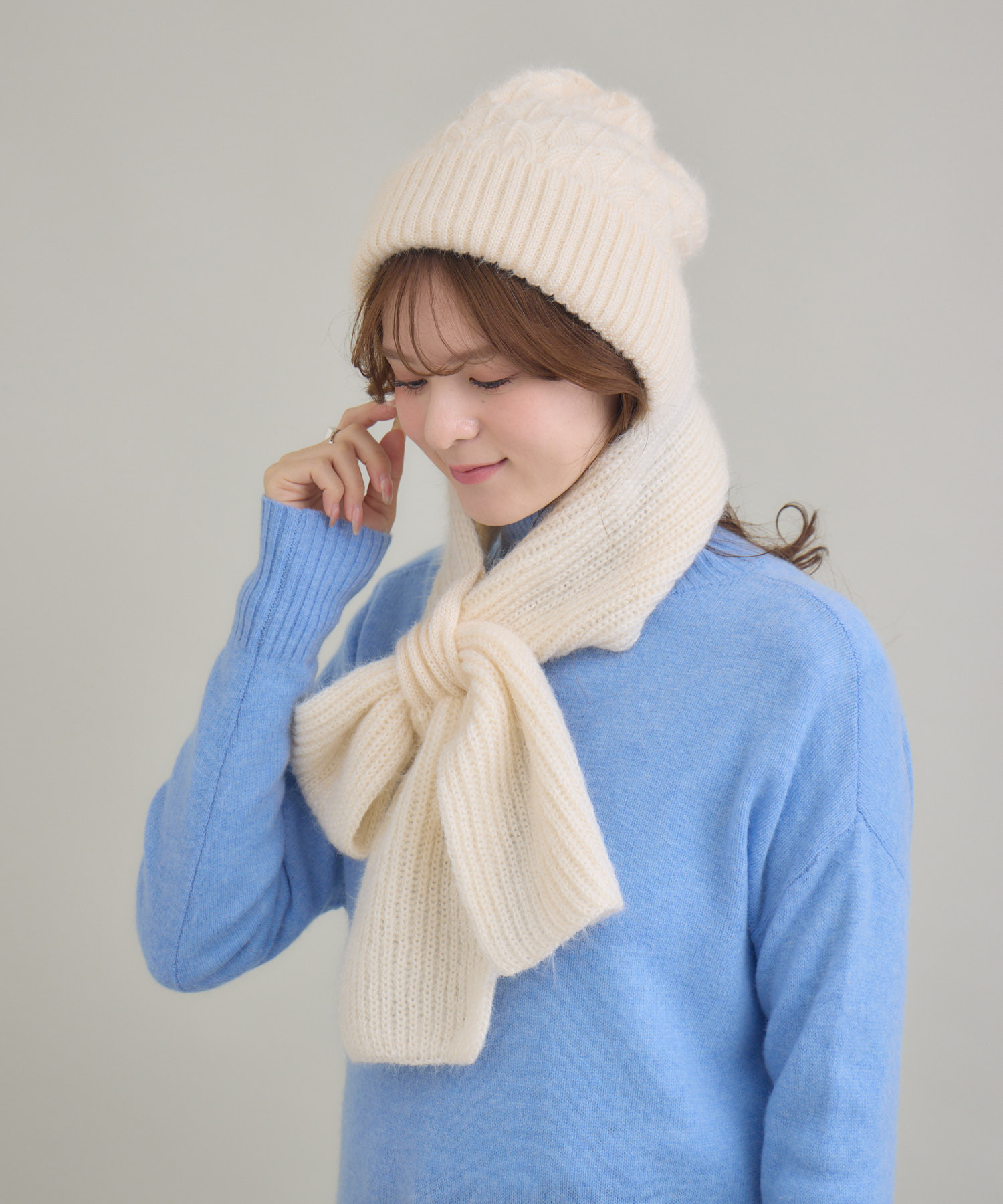 JUNK PRODUCTIONS】マフラー付ニットワッチ | IKG crossing