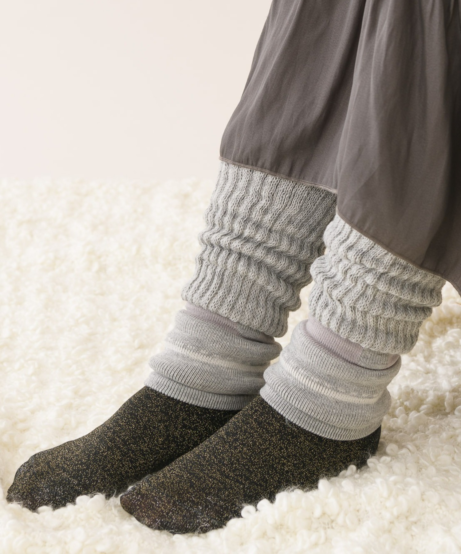 帝京長岡ウォーマー下 WEB限定】【okamoto./岡本】 靴下サプリ まるでこたつ レッグ