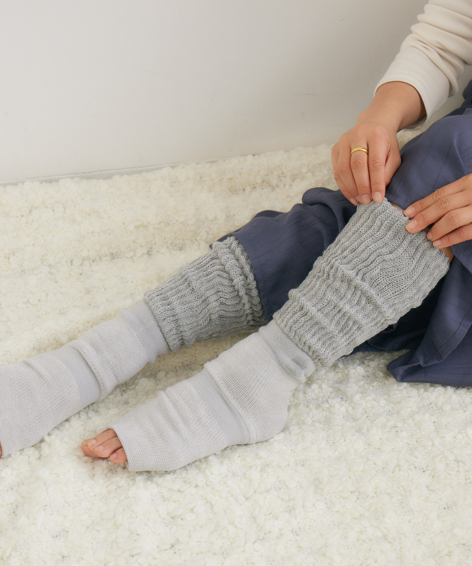 WEB限定】【okamoto./岡本】 靴下サプリ まるでこたつ おやすみ