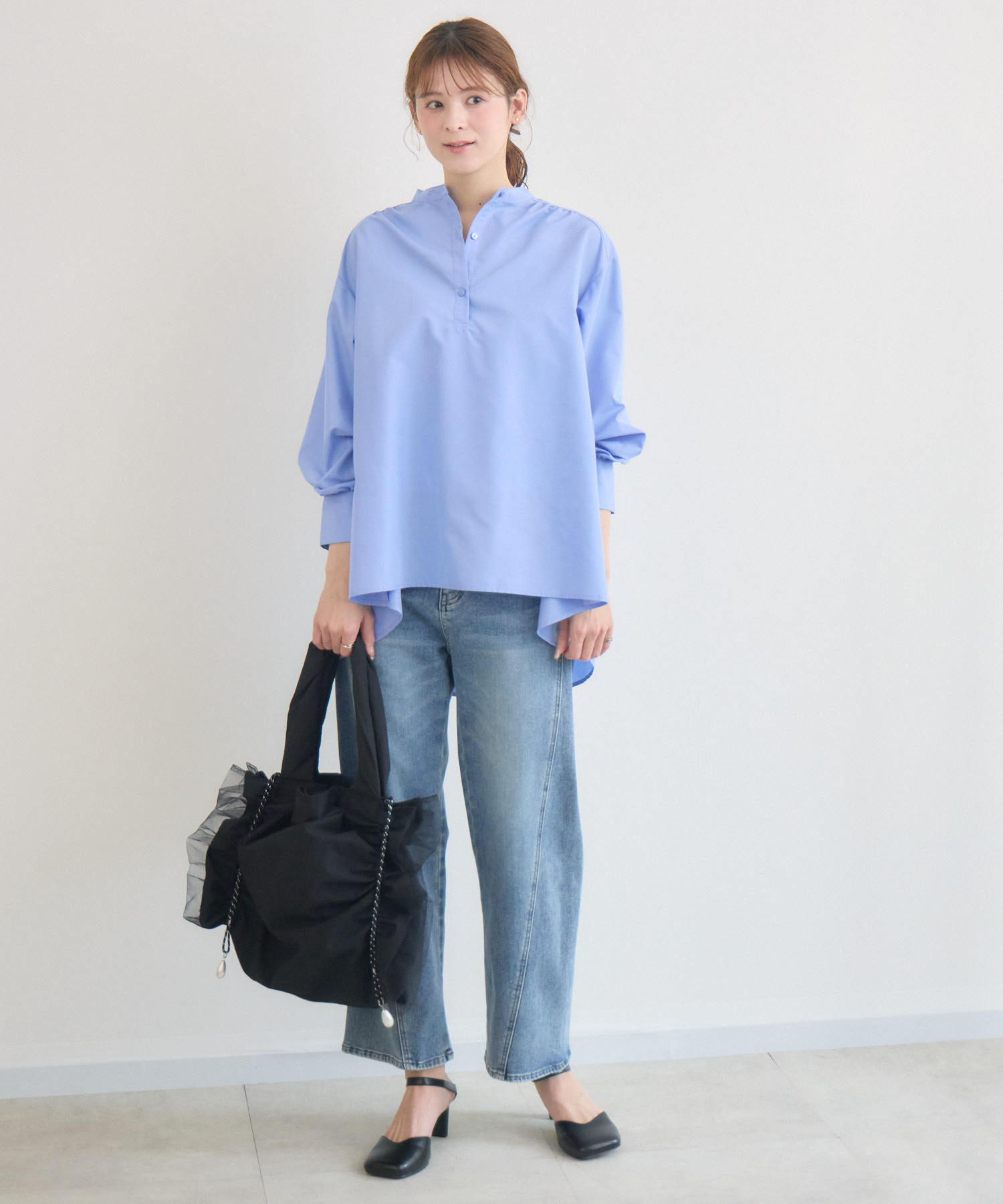 残りわずか】【HELOYSE】candy tulle totebag | IKG crossing