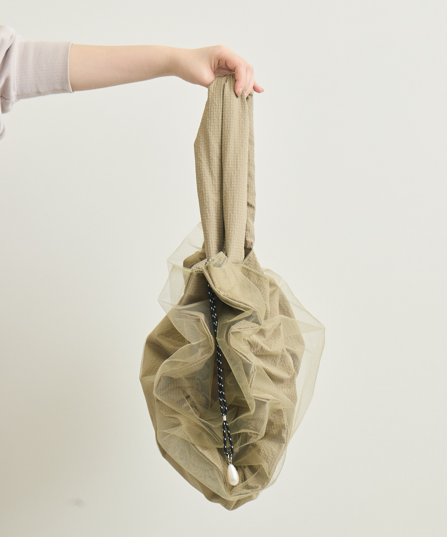 残りわずか】【HELOYSE】candy tulle totebag | IKG crossing