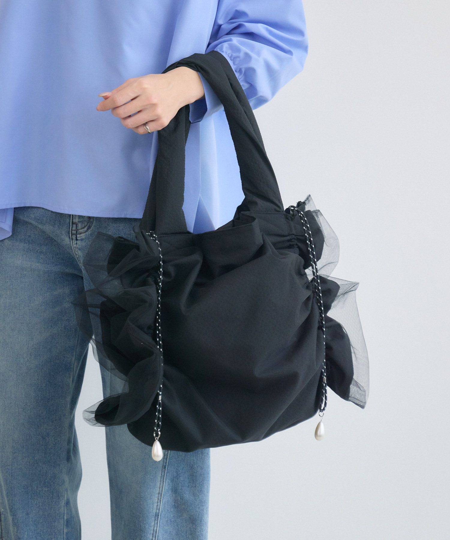 HELOYSE】candy tulle totebag | IKG crossing