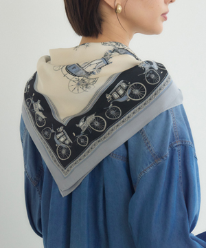 WEB限定】大判スカーフレトロ馬車 | IKG crossing