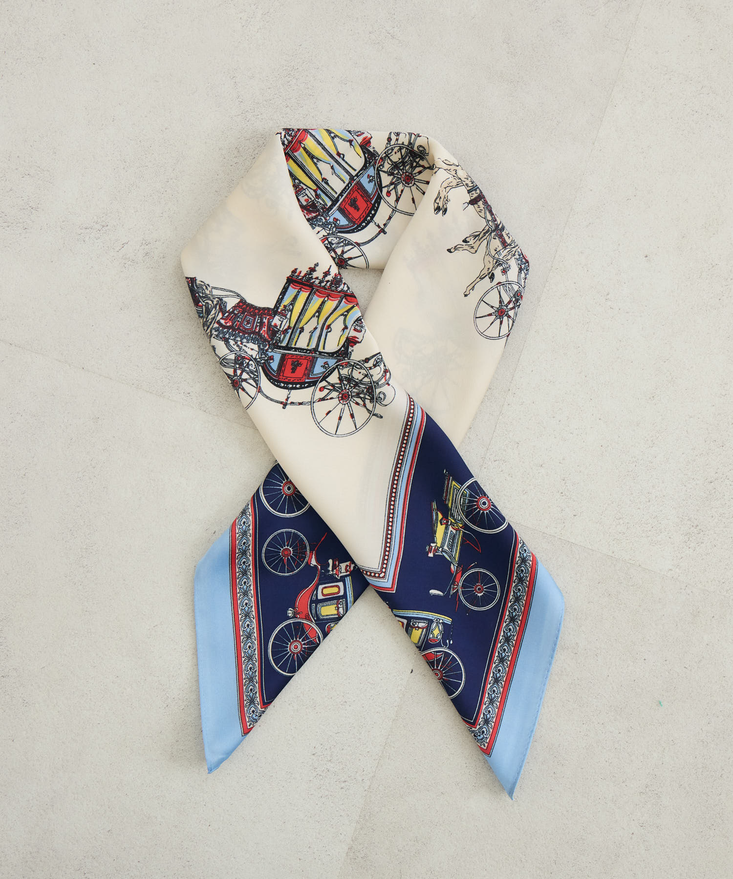 WEB限定】大判スカーフレトロ馬車 | IKG crossing