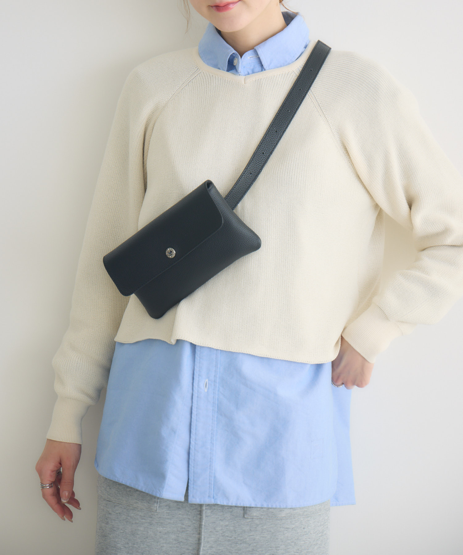 残りわずか Breath TOPKAPI シュリンクレザーミニショルダーバッグ