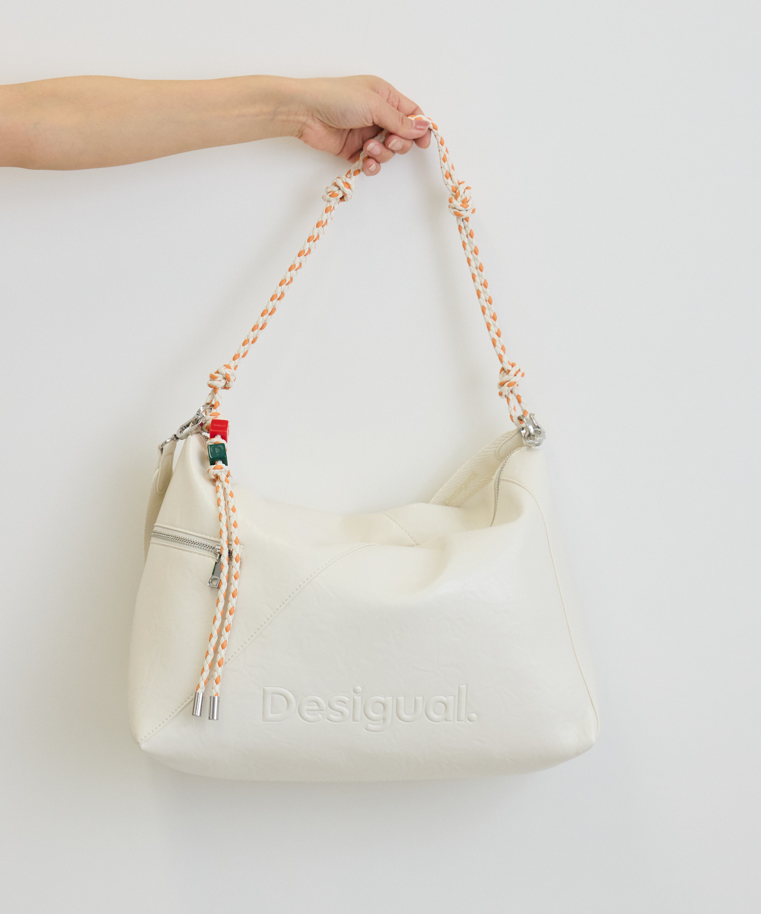 残りわずか】【Desigual】ハーフロゴショルダーバッグ M | IKG crossing