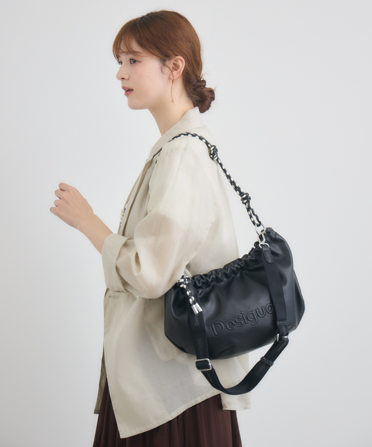 Desigual】ハーフロゴショルダーバッグ S | IKG crossing