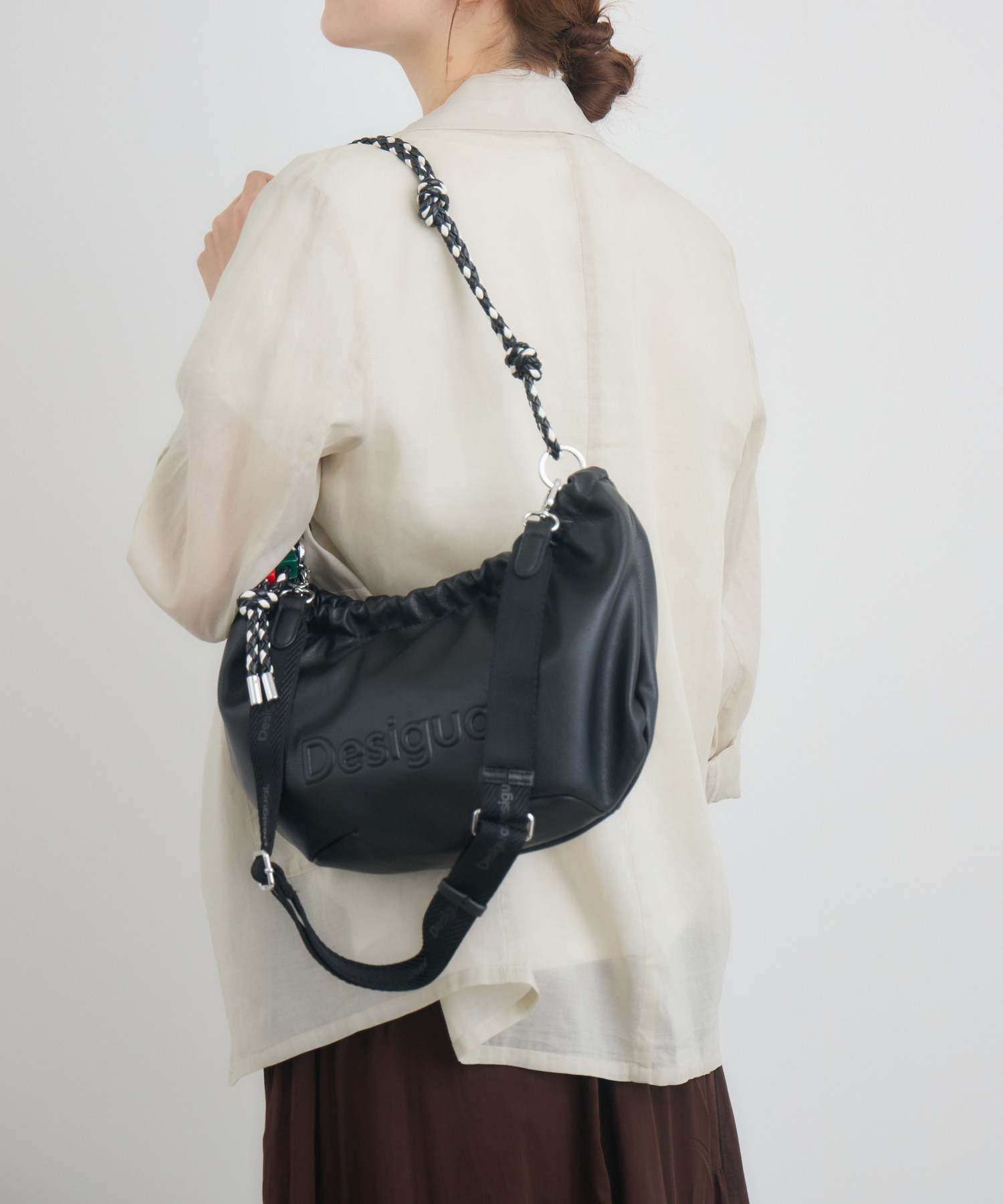 Desigual】ハーフロゴショルダーバッグ S | IKG crossing