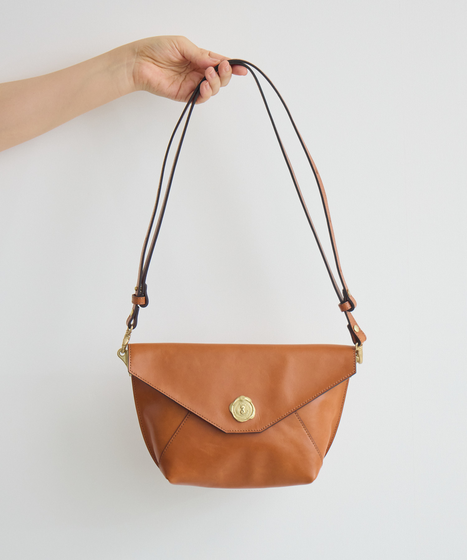 MADE IN JAPAN】【SAN HIDEAKIMIHARA】エンベロープモチーフ3wayレザー