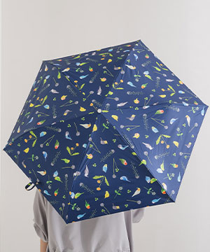 【WEB限定】【niftycolors/ニフティカラーズ】遮光ことりスレンダーミニ日傘