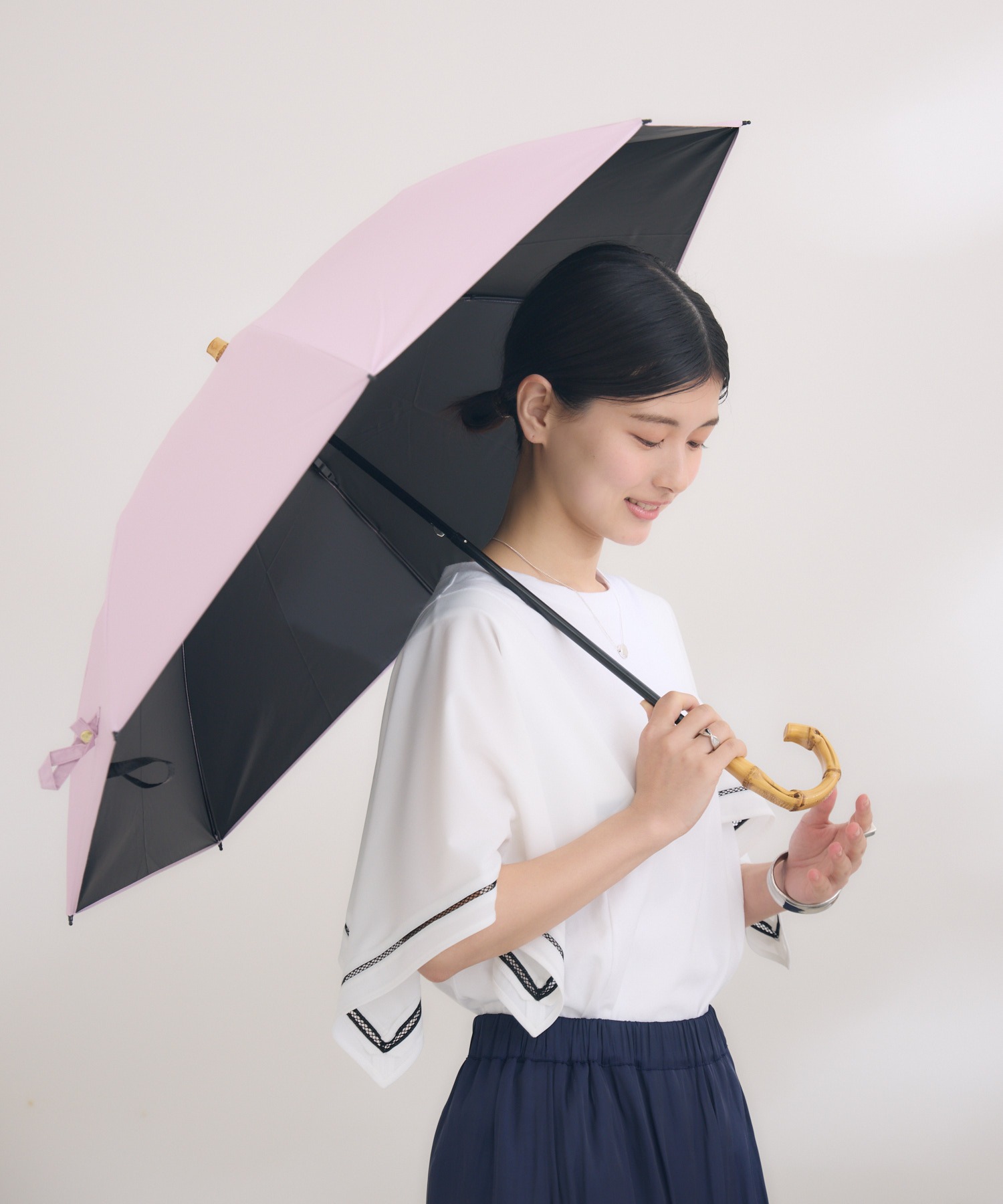 WEB限定】【niftycolors/ニフティカラーズ】 完全遮光 晴雨兼用日傘