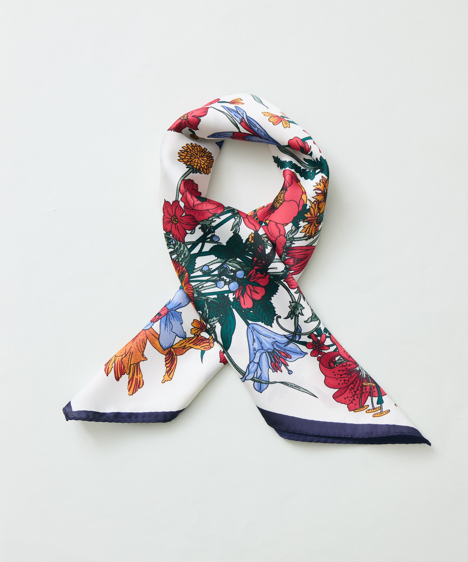 ミニスカーフ フラワー | IKG crossing