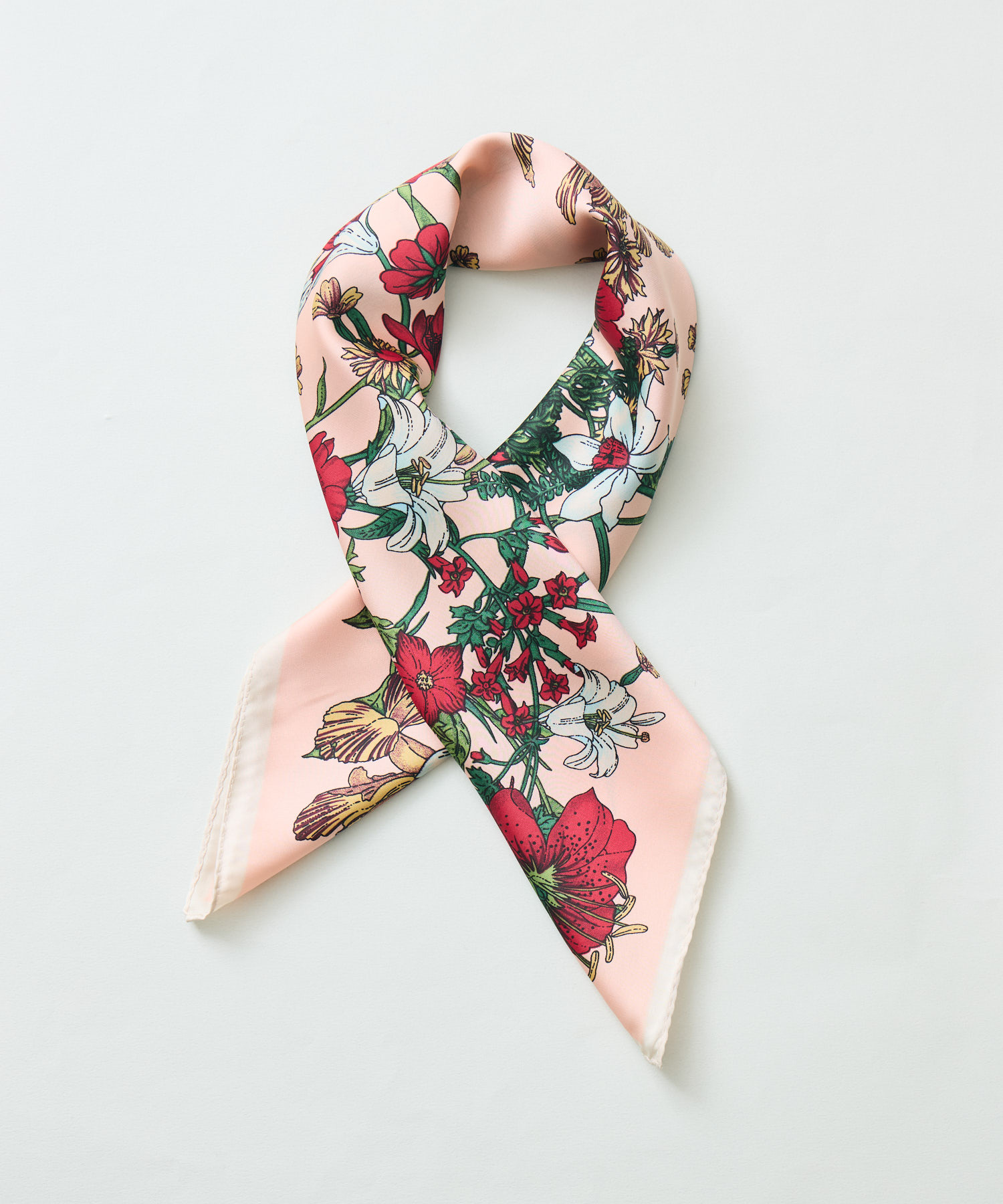 ミニスカーフ フラワー | IKG crossing