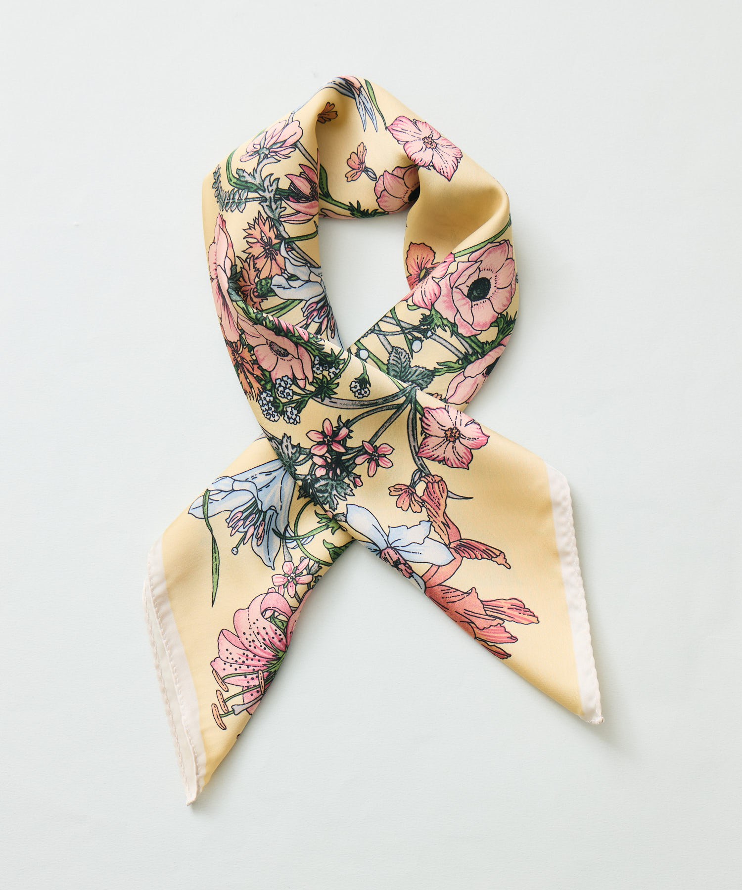 ミニスカーフ フラワー | IKG crossing