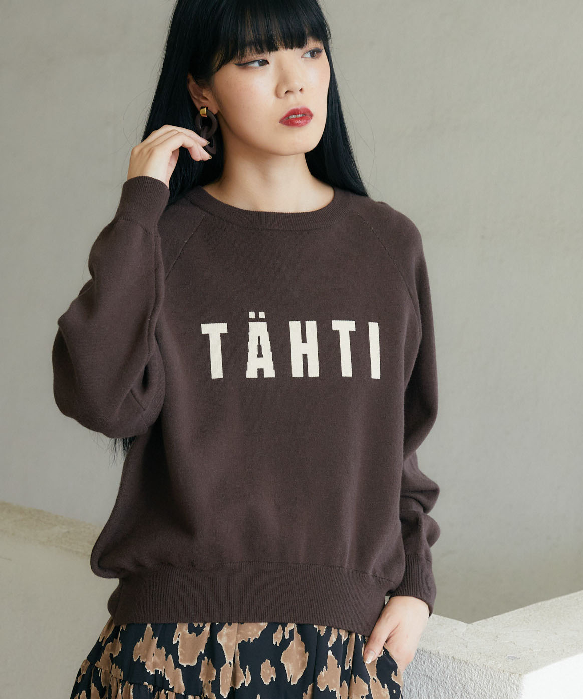 cloche TAHTIロゴニット-