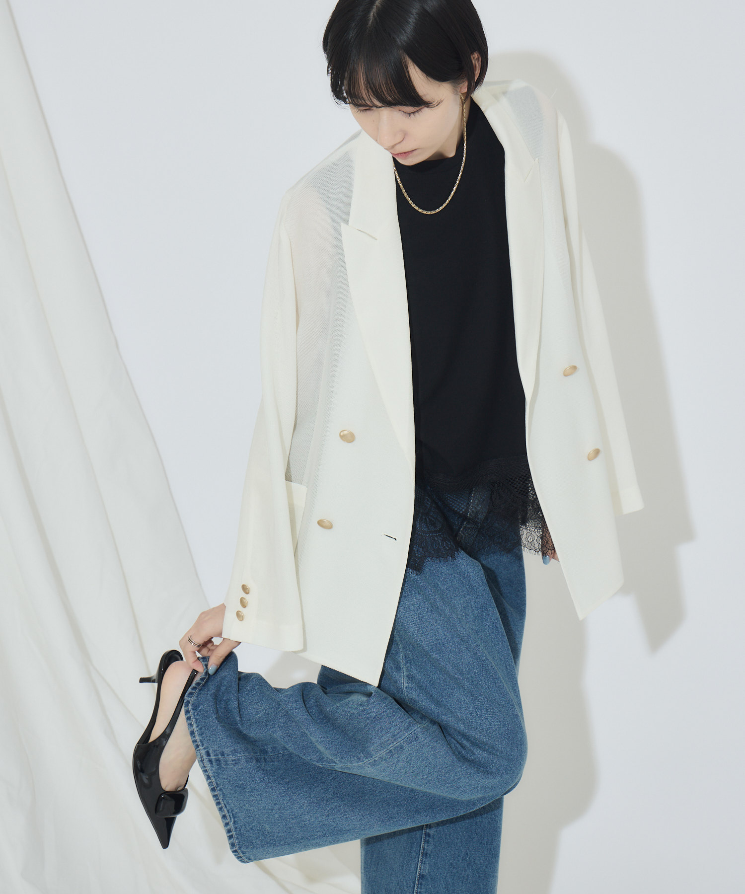 Dignite Collier メッシュWジャケット | IKG crossing