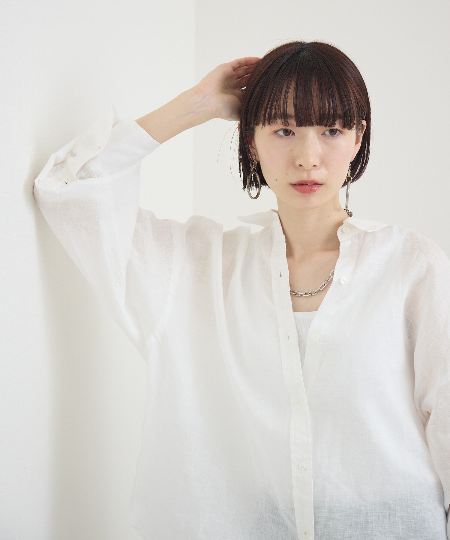 cloche 清涼リネンシャツ | IKG crossing
