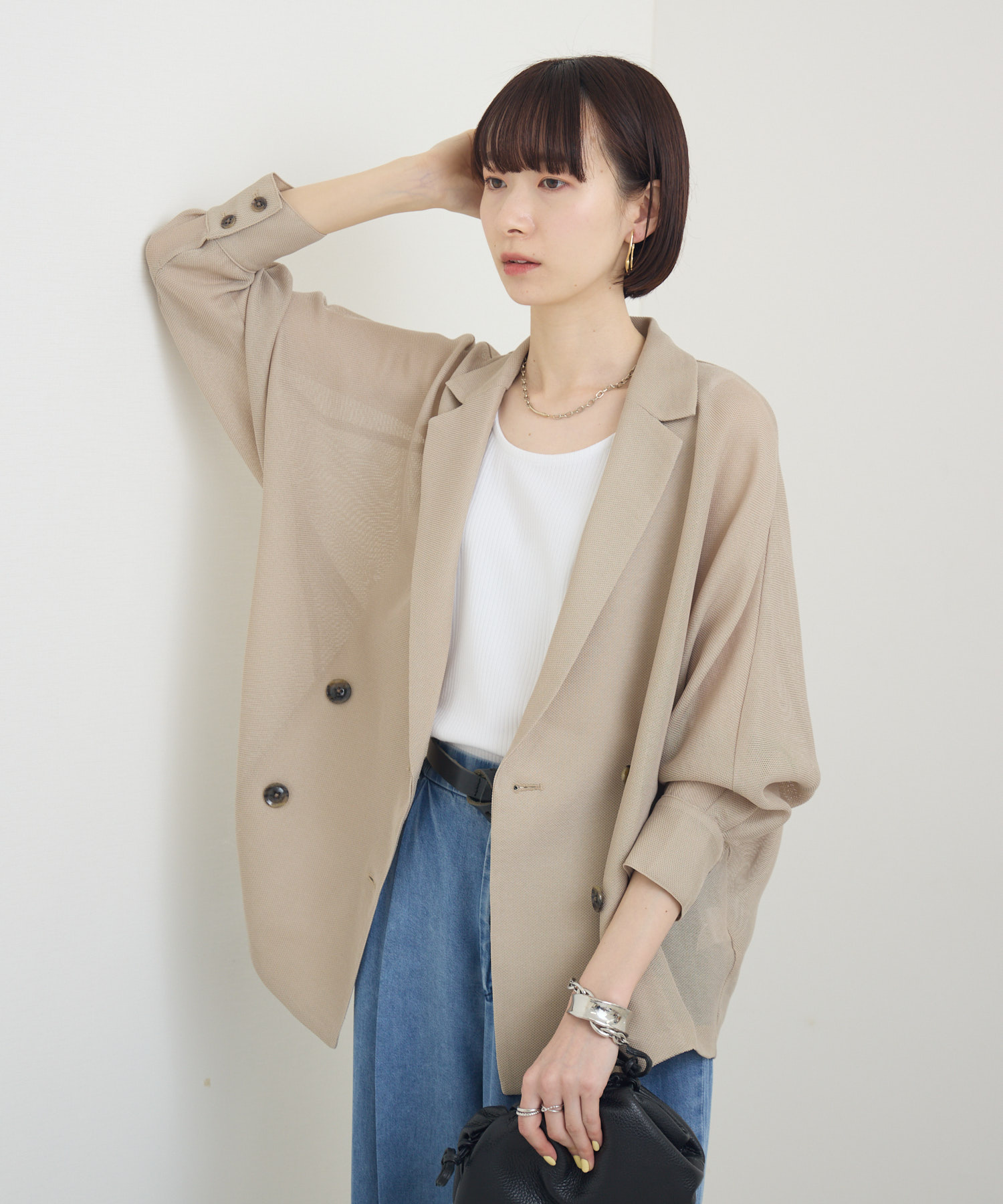 Dignite Collier ドルマンシャツジャケット | IKG crossing