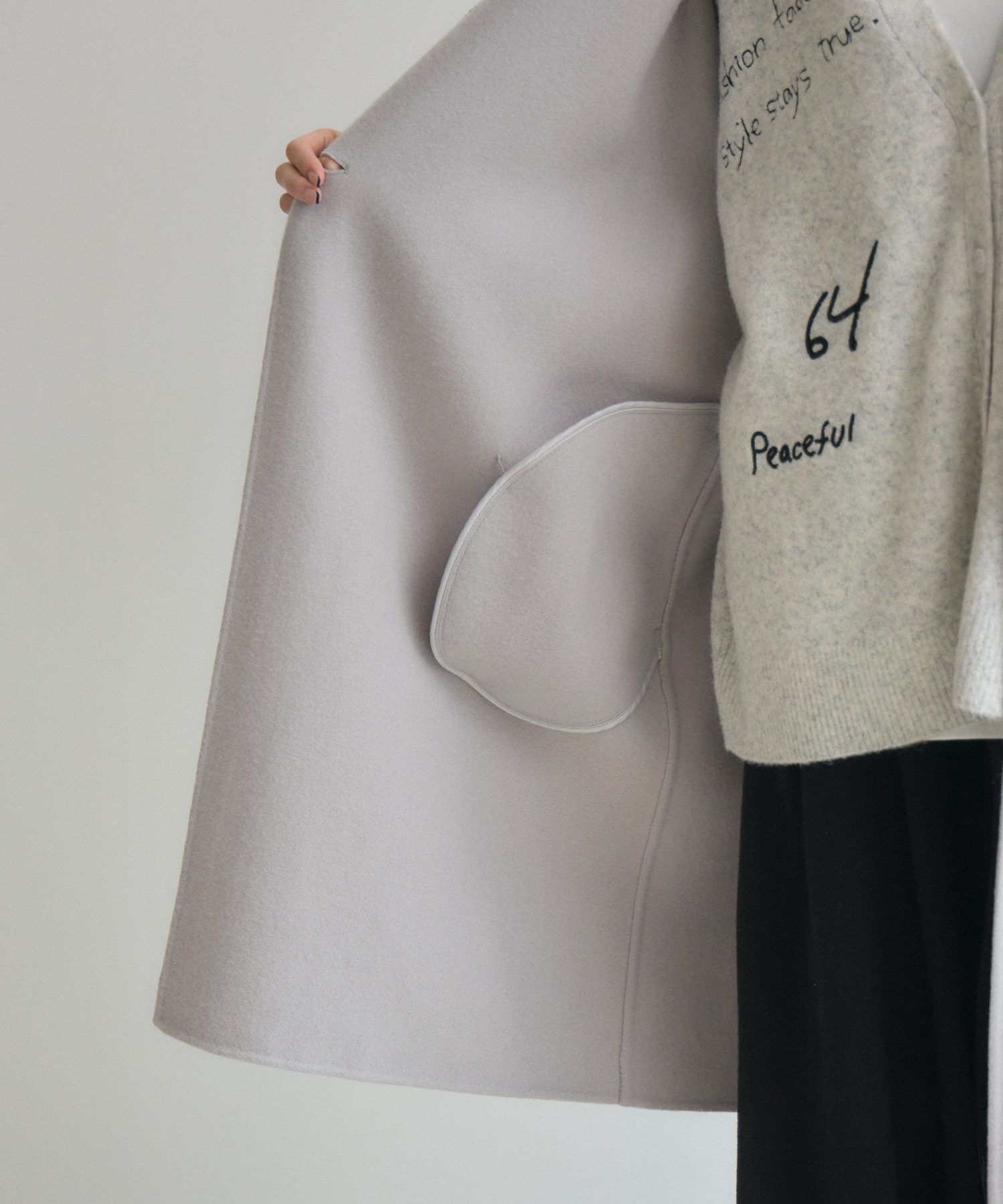 cloche スタンドカラーウールコート | IKG crossing