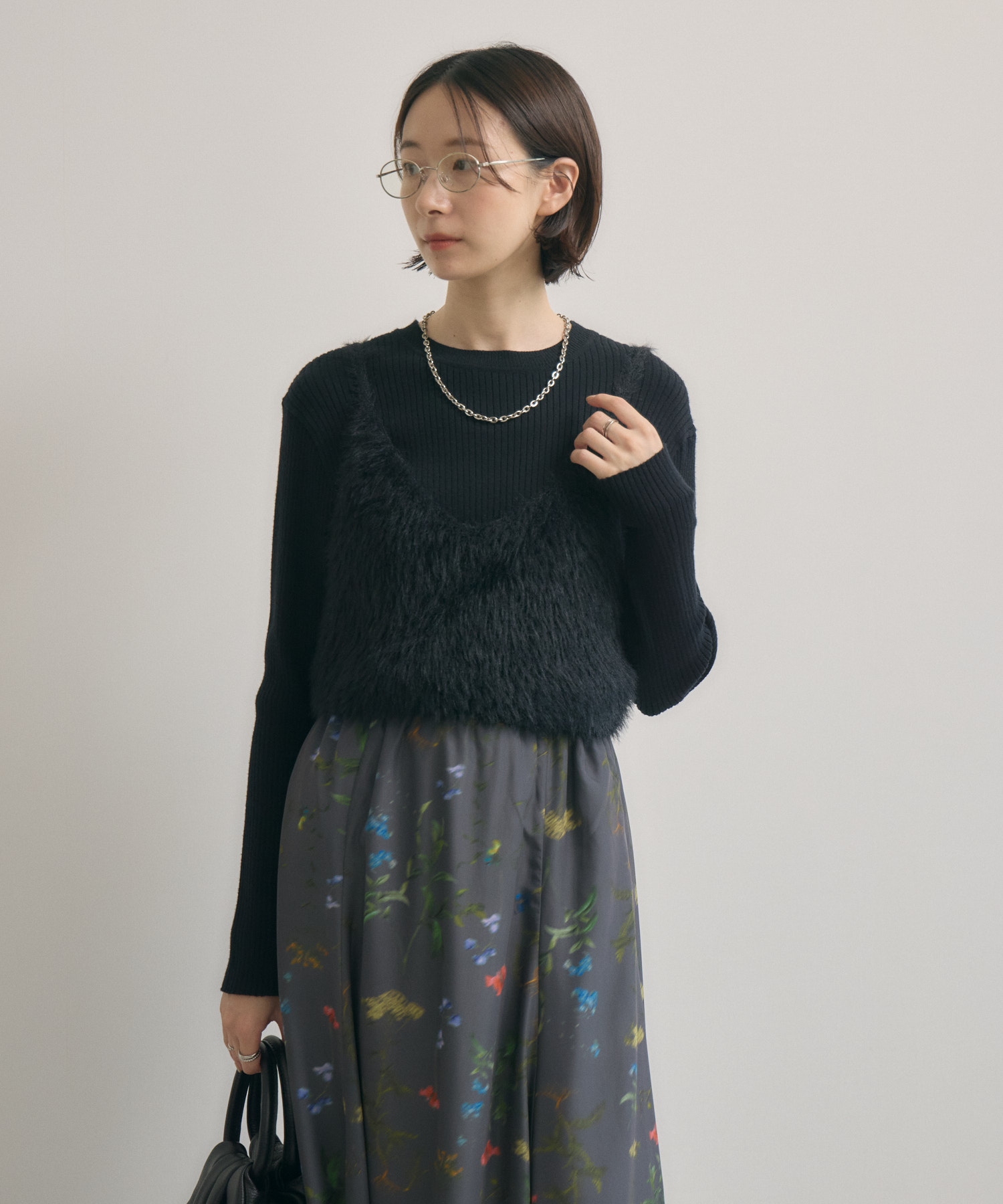 cloche フェザーヤーンビスチェセット | IKG crossing