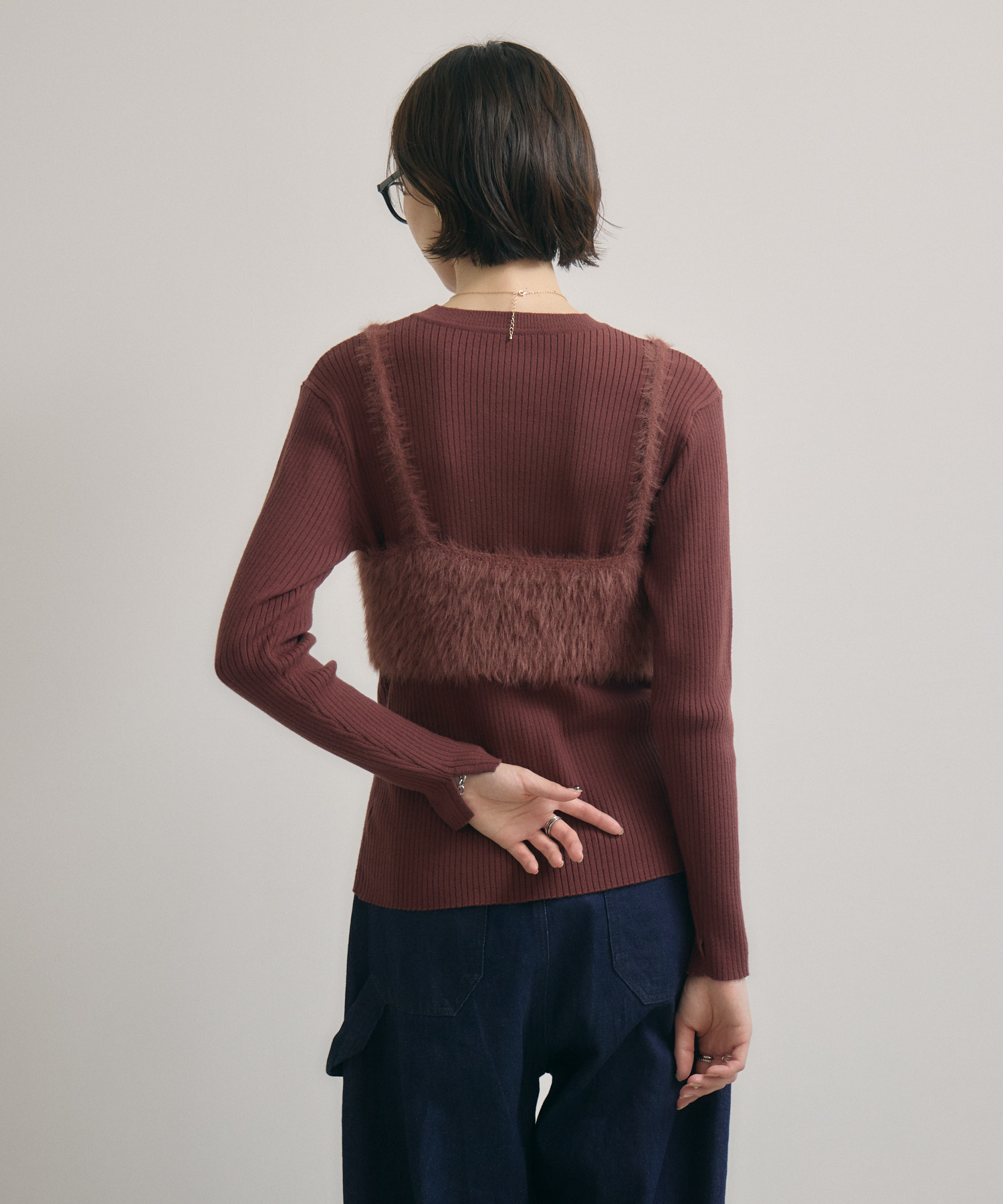 cloche フェザーヤーンビスチェセット | IKG crossing