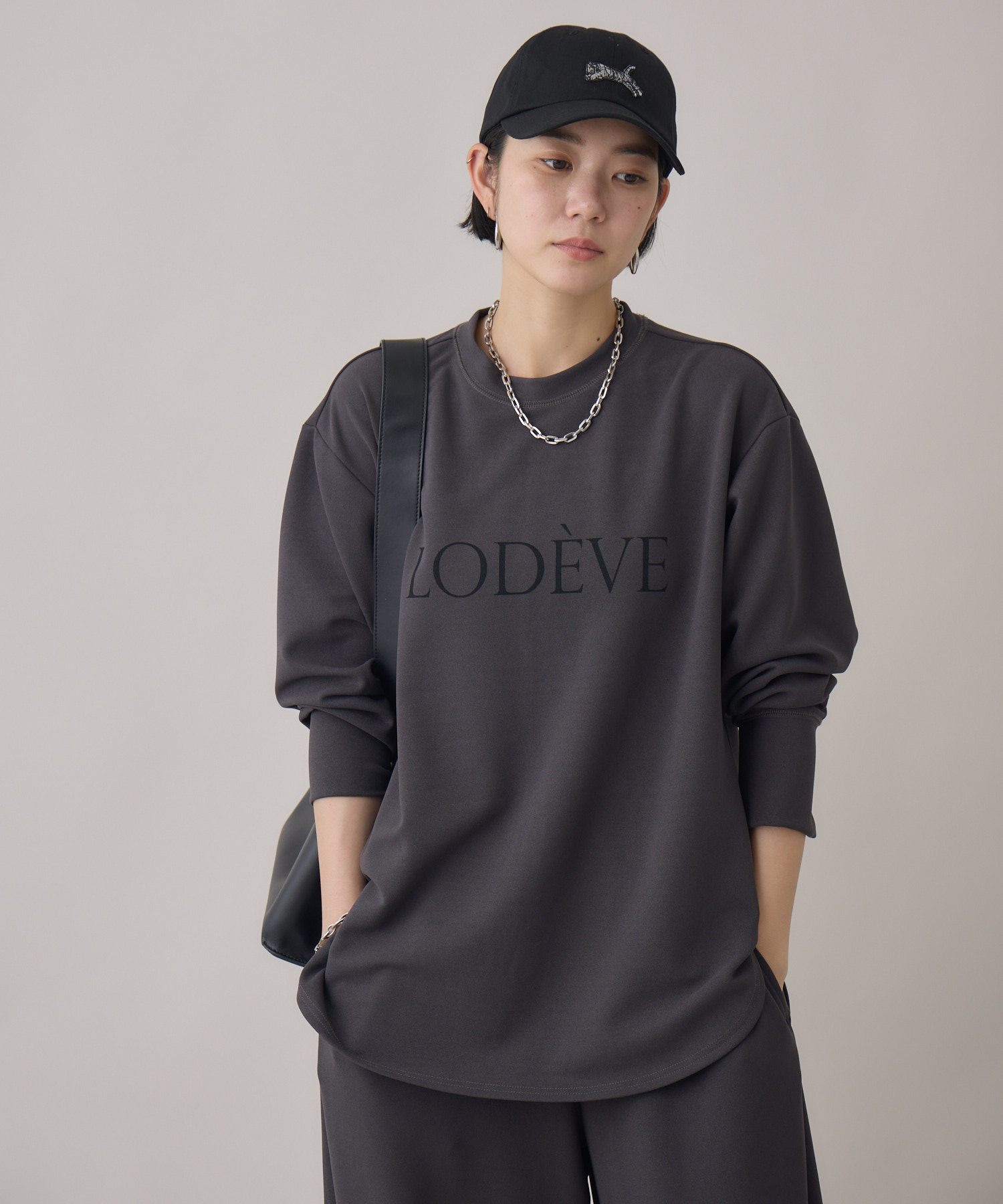 Katie カットソー ハイストレッチシアーレイヤードカットソー(カットソー・Tシャツ