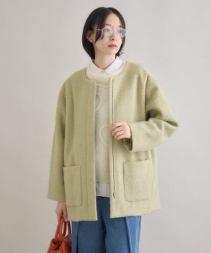 お得！上質！新品キャサリンロスセレクト　クロシェ　黒ダウンコート お得！上質！新品キャサリンロスセレクト クロシェ 黒ダウン