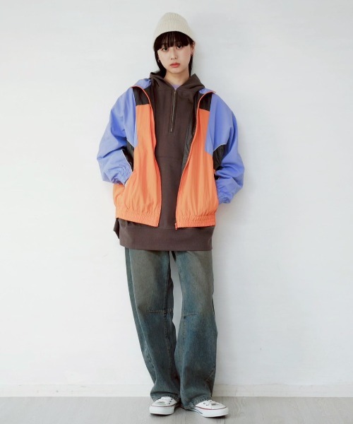HCAE カラーブロックトラックジャケット | IKG crossing