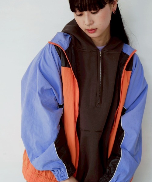 HCAE カラーブロックトラックジャケット | IKG crossing