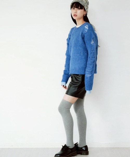 HCAE ループヤーンダメージニット | IKG crossing