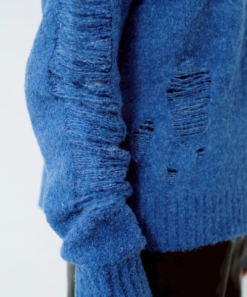 HCAE ループヤーンダメージニット | IKG crossing